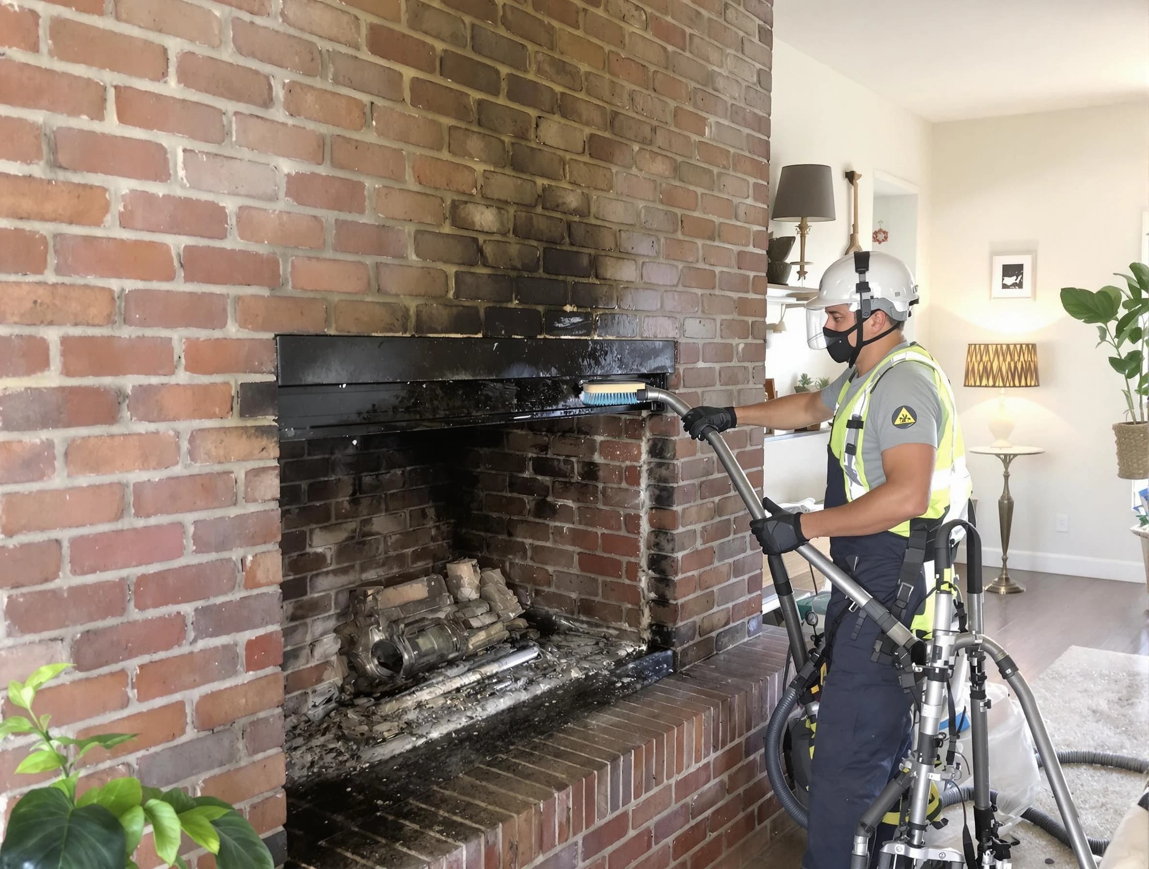 Midfield Chimney Sweep providing fireplace cleaning services in Midfield, AL