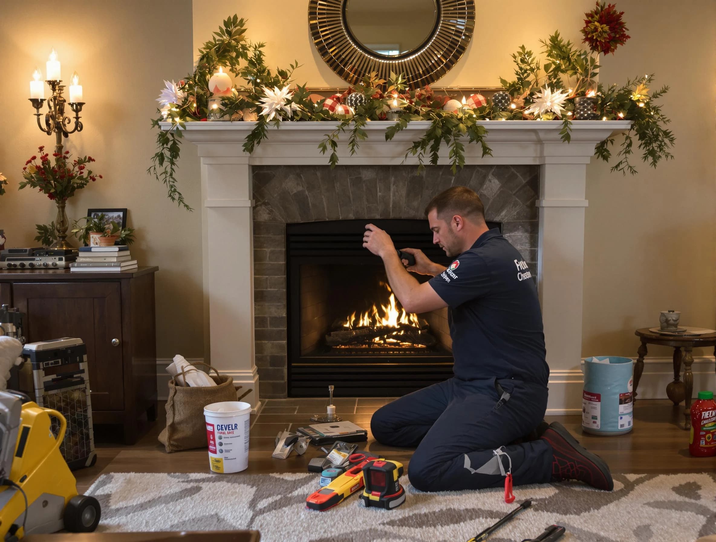 Midfield Chimney Sweep offering fireplace maintenance services in Midfield, AL