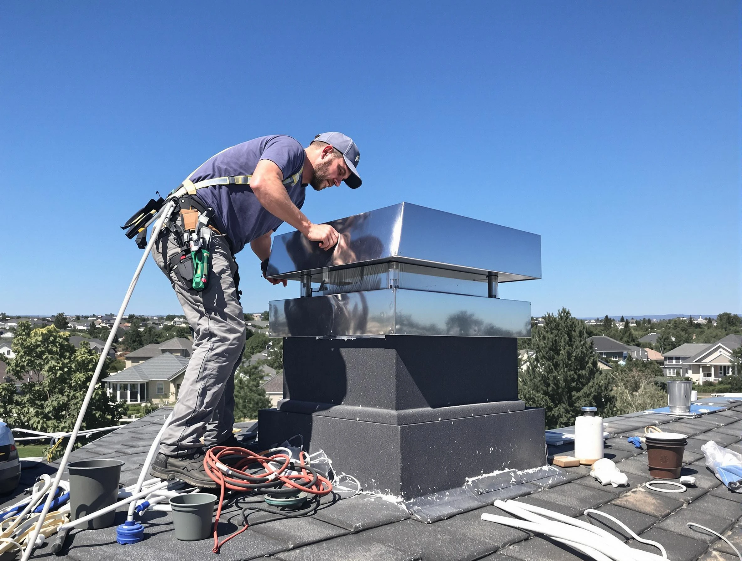 Chimney Cap Services service in Midfield, AL