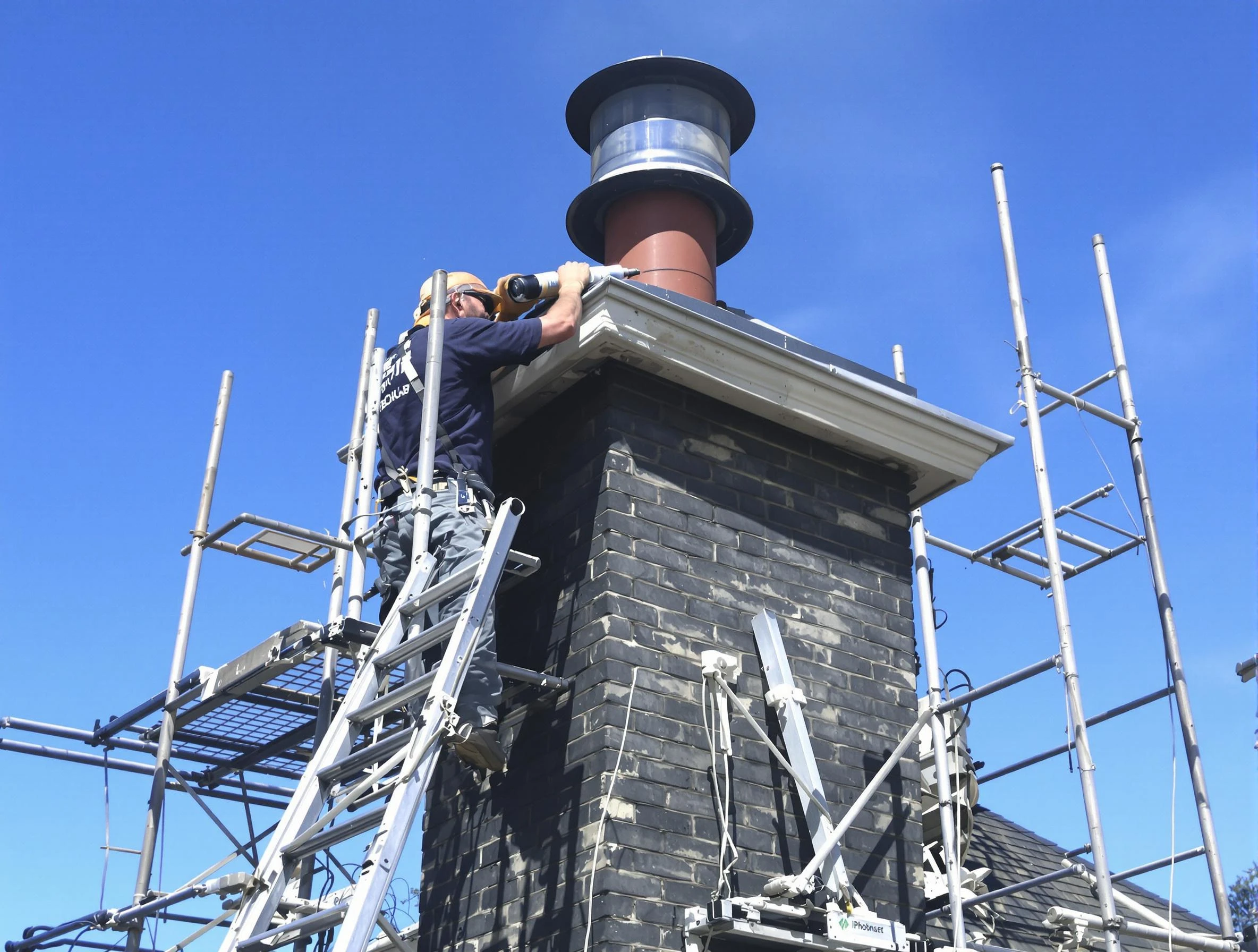 Sturdy chimney crown finished by Midfield Chimney Sweep in Midfield, AL