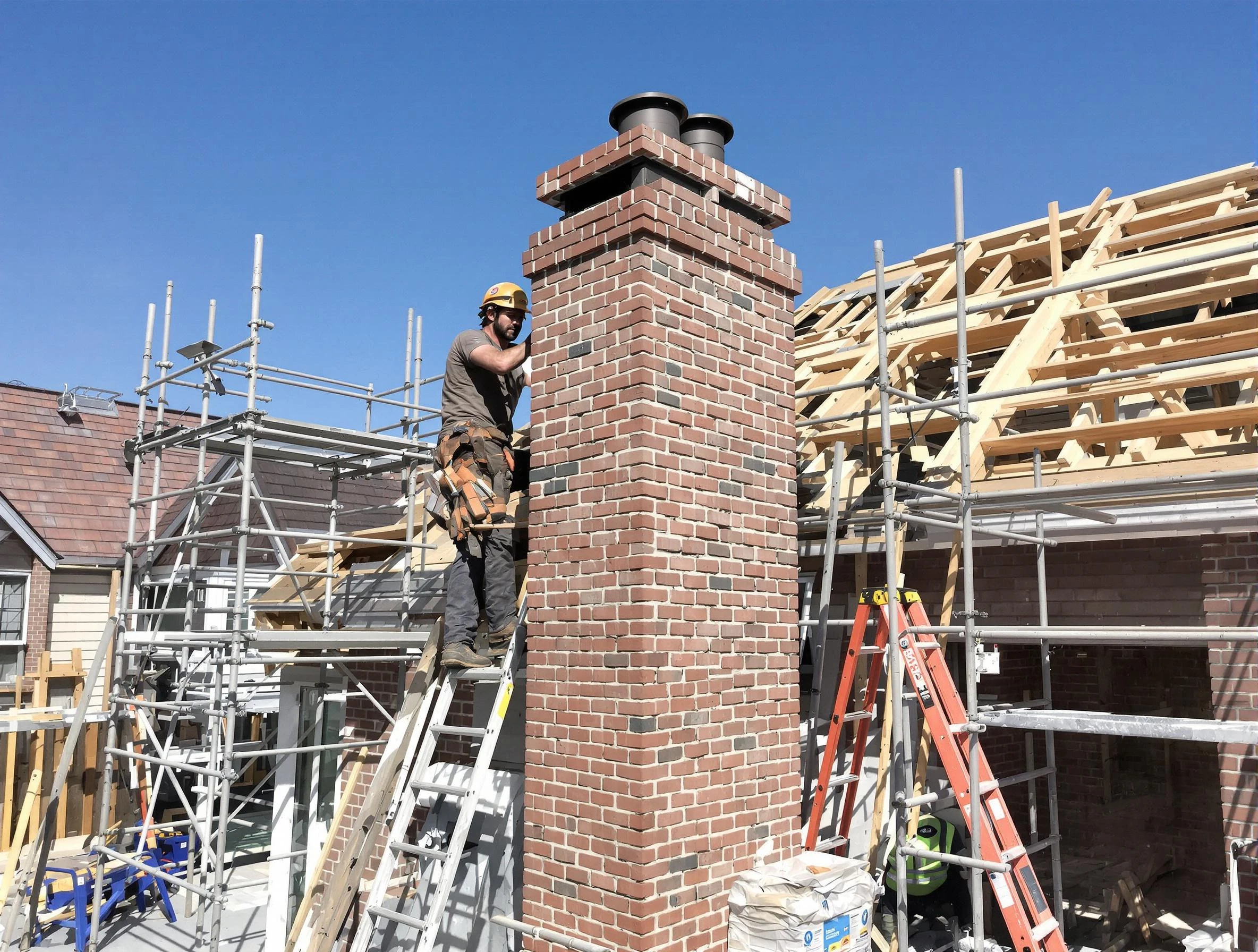 New chimney installation completed by Midfield Chimney Sweep in Midfield, AL